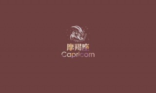 摩羯容易辜负哪个星座 性格不合 有缘无分
